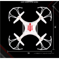 2016 2.4Ghz 6-Axis Gyro RC Quadcopter longa distância drone brinquedo